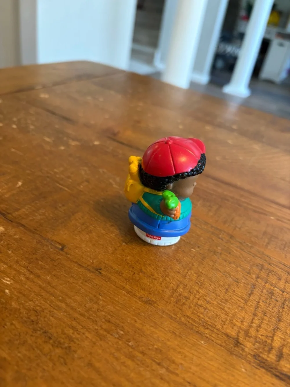 Fisher Price Little People schoolboy Michael with lunch as is